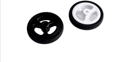 ZJ327 3PI miniQ小车N20电机橡胶轮 直径34mm 码盘34*7