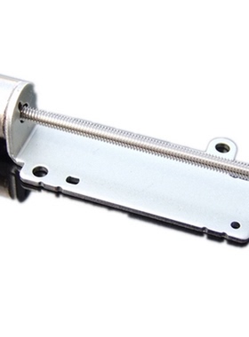 BJ02圆形微型丝杆步进电机 43mm带支架丝杆 相机滑台马达 2相4线