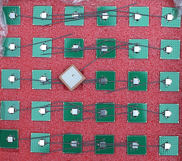 gps陶瓷天线25*25*5mm无人机天线航拍遥控天线gps天线