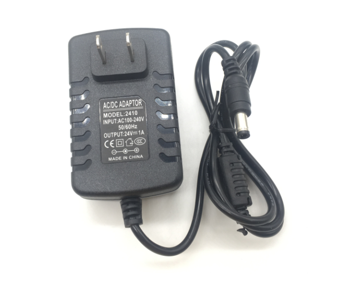 24V1A电源适配器 按摩器甩脂机瘦身腰带LED台灯吸尘器扫地机人