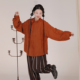 改良汉服上衣女休闲灯笼裤 早秋藏肉新中式 显瘦日常 柿锦 谜阿凰