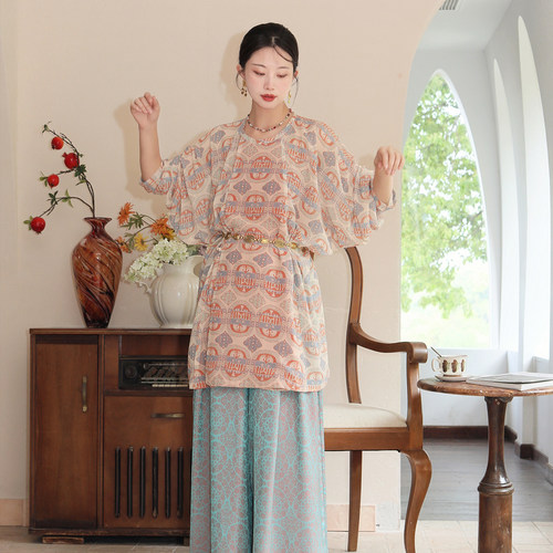 原创唐制汉服上衣春夏款女