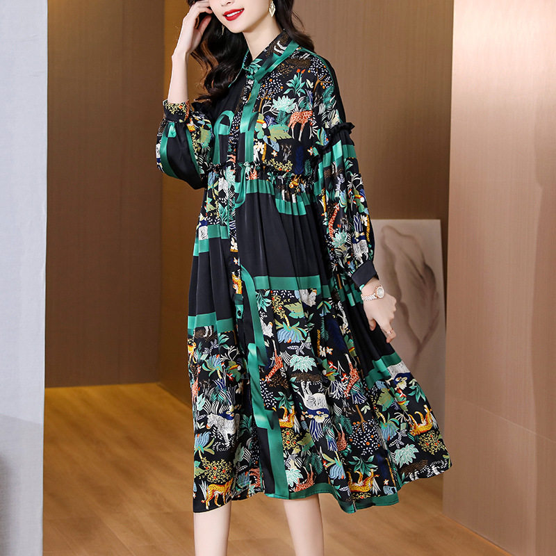 台湾纱名牌声雨竹女装官方旗舰店专柜正品京东品牌特卖沐兰连衣裙