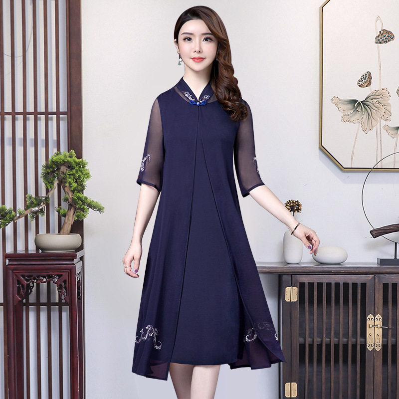 台湾名牌声雨竹女装官方旗舰店专柜正品京东品牌特卖古贝莎连衣裙