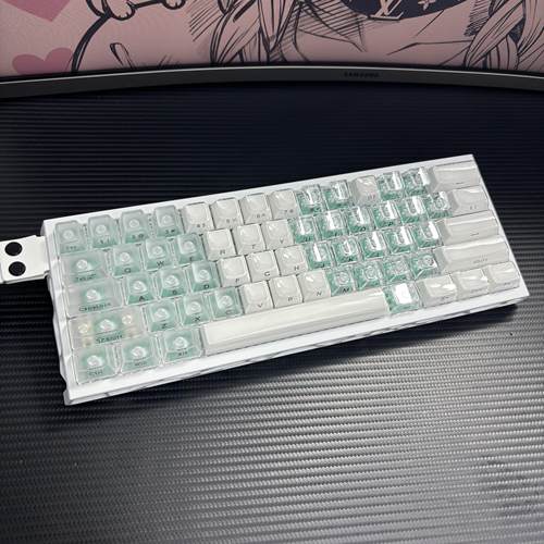 逐日se（wooting60he+/v2平替）满改键盘｜磁轴镂空壳客制化改装