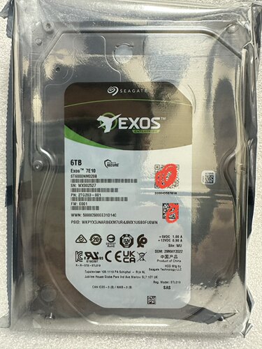 全新 希捷 ST6000NM019A硬盘6T SAS 服务器硬盘6TB 7.2K 3.5寸SAS