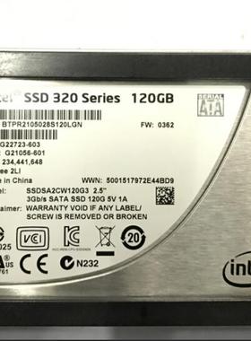 原装Intel/英特尔 320 120G SSD固态硬盘2.5寸 SSDSA2CW120G3