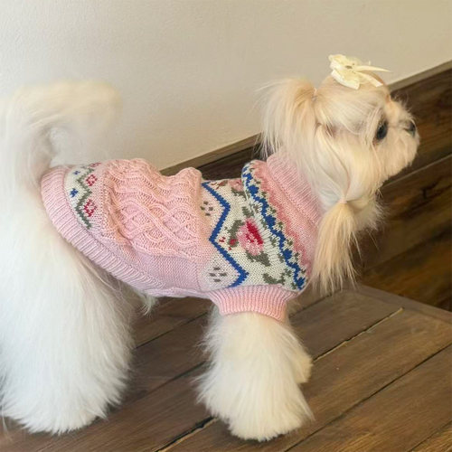 馨然宠物小型犬毛衣保暖喜庆过年
