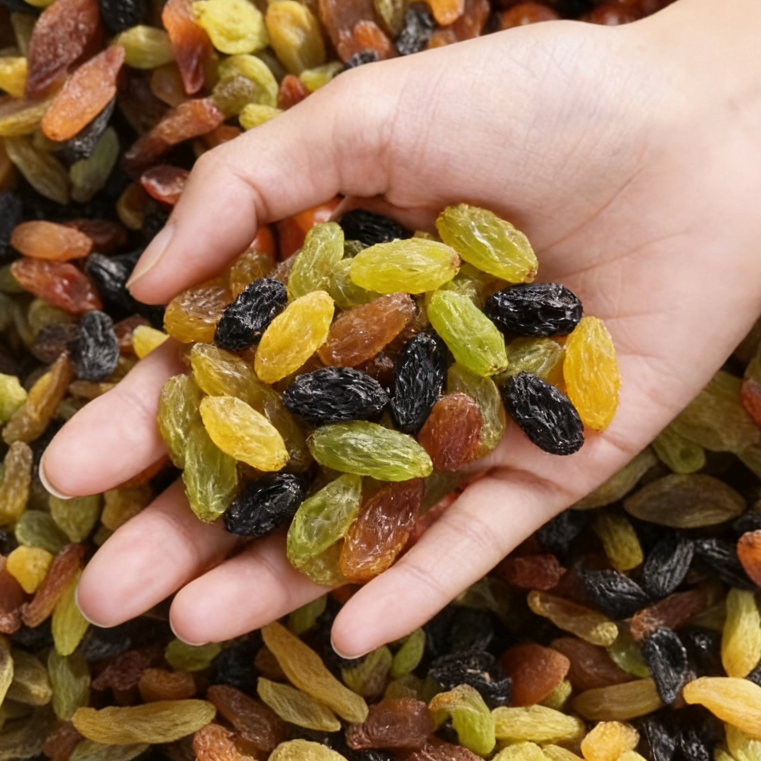 【精选好货】新疆多色葡萄干混合特产多彩提子蜜饯黑加仑红香妃颗