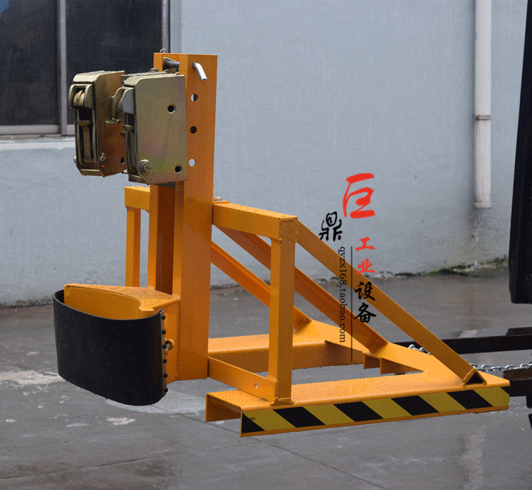 叉车专用单油桶夹具单桶单双鹰嘴夹桶器铁桶塑料桶DG500KG