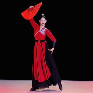 雪龙吟古典舞蹈服女中国扇子舞艺考太极剑练功服侠客风表演出服装