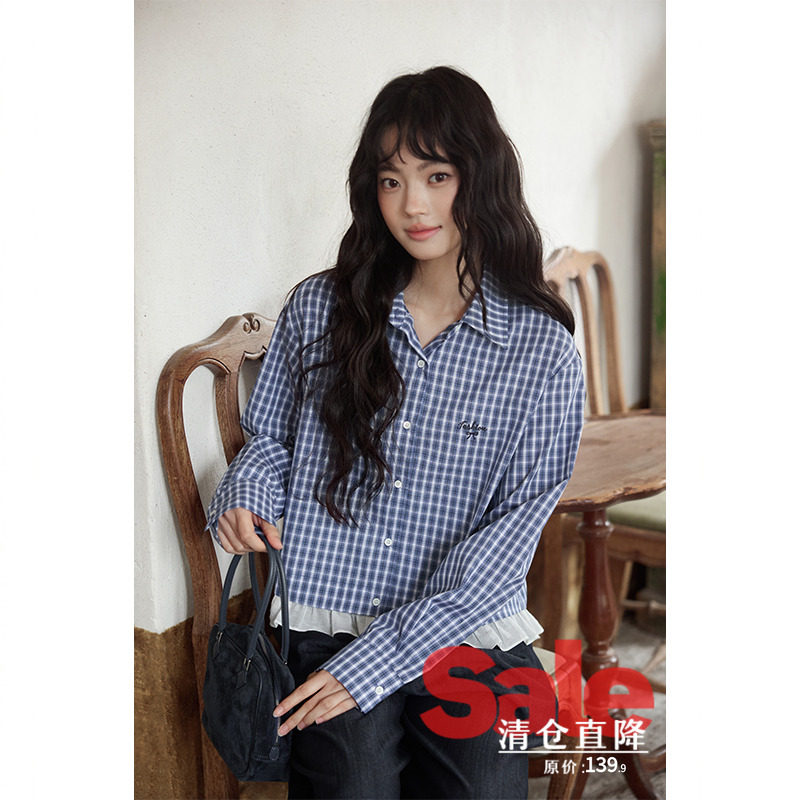 设计感小众小个子衬衫