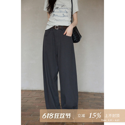 设计感小众小个子裤子