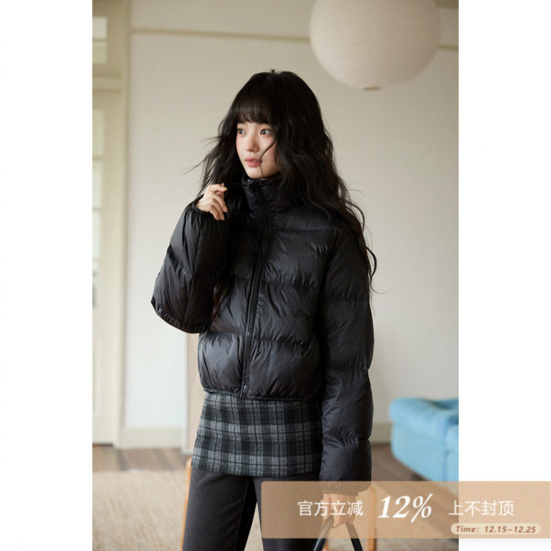 设计感小众小个子羽绒