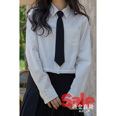 法式简约风慵懒女士领带