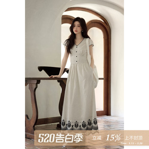 设计感小个子小众连衣裙