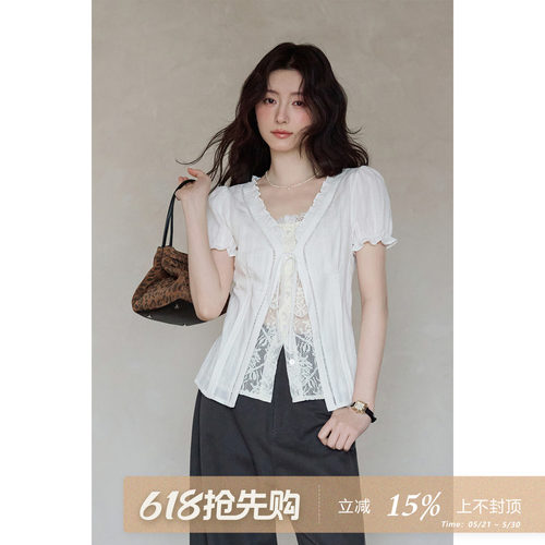 设计感小众小个子衬衫