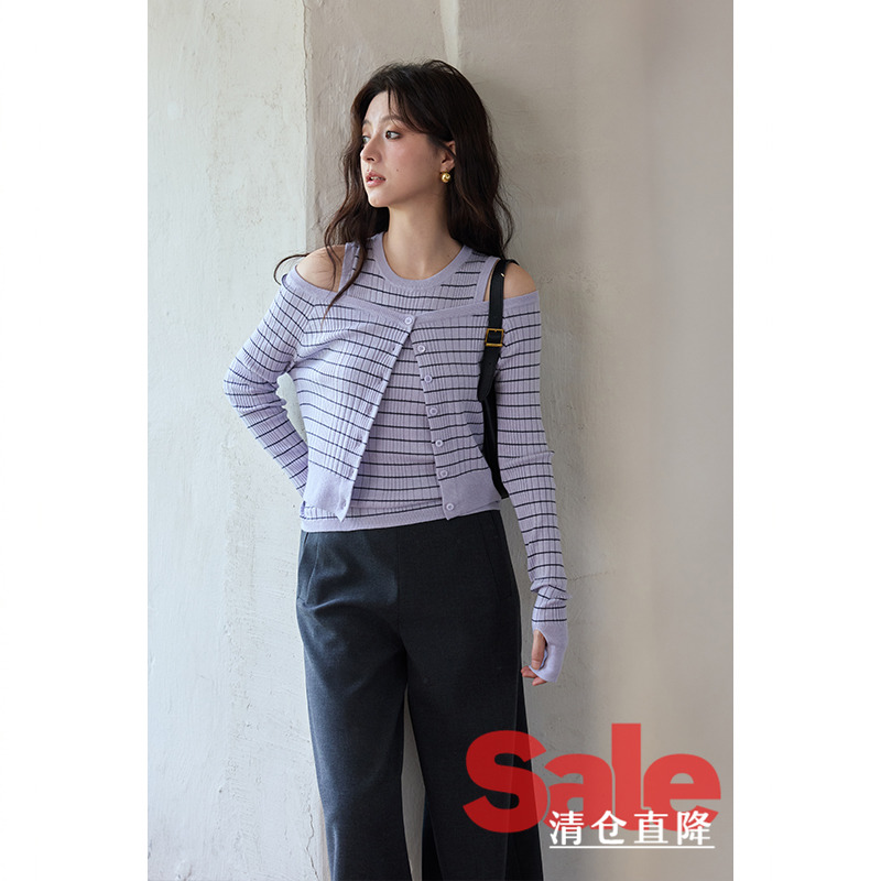 设计感小众小个子针织衫