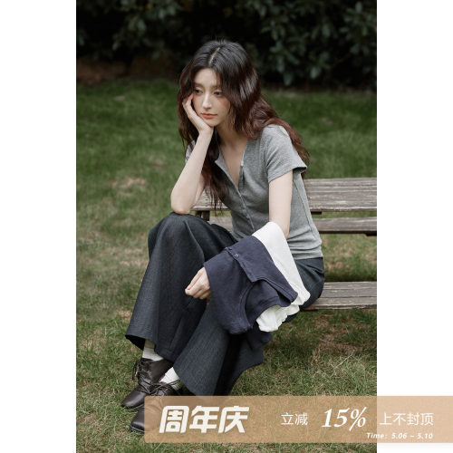 设计感小众小个子上衣
