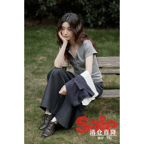 设计感小众小个子上衣