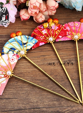 中式复古簪子和风樱花