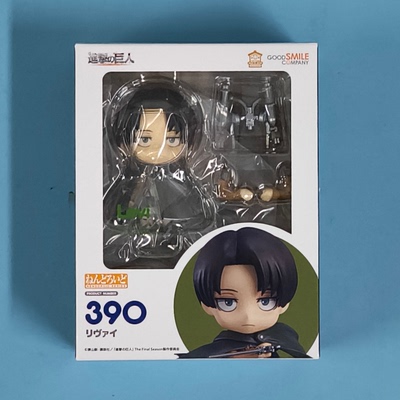 樱色漫社GSC 粘土人390 进击的巨人 兵长 利威尔 再版Q版手办现货