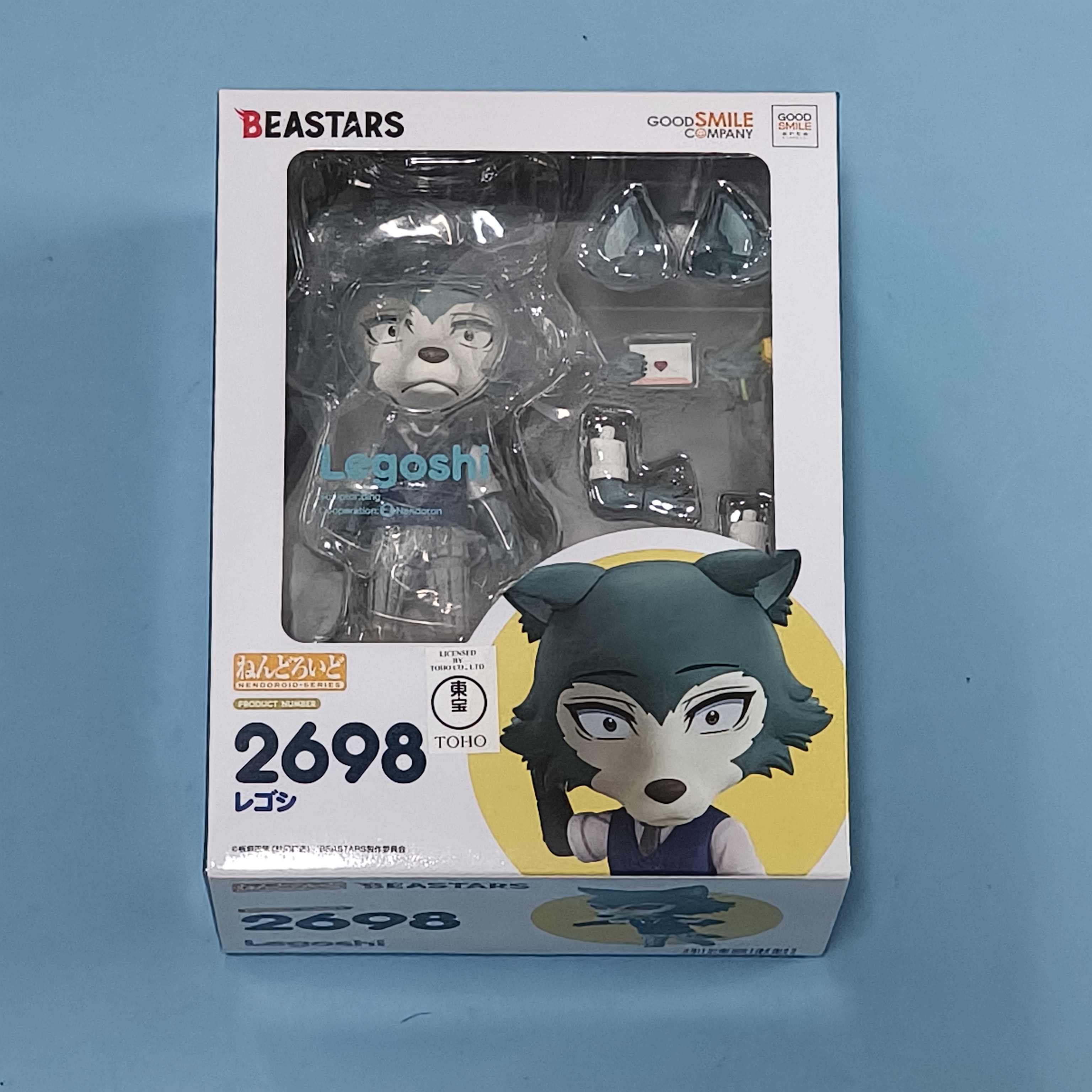 樱色漫社GSC粘土人 2698 BEASTARS动物狂想曲 雷格西 Q版手办现货