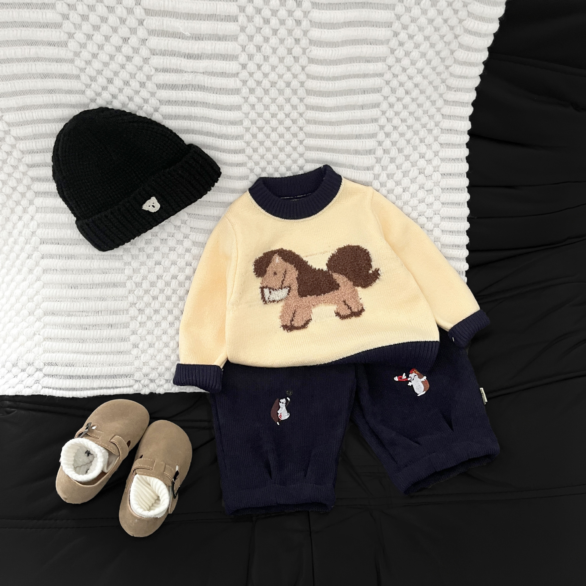 韩国童装男童毛衣秋冬季2025新款