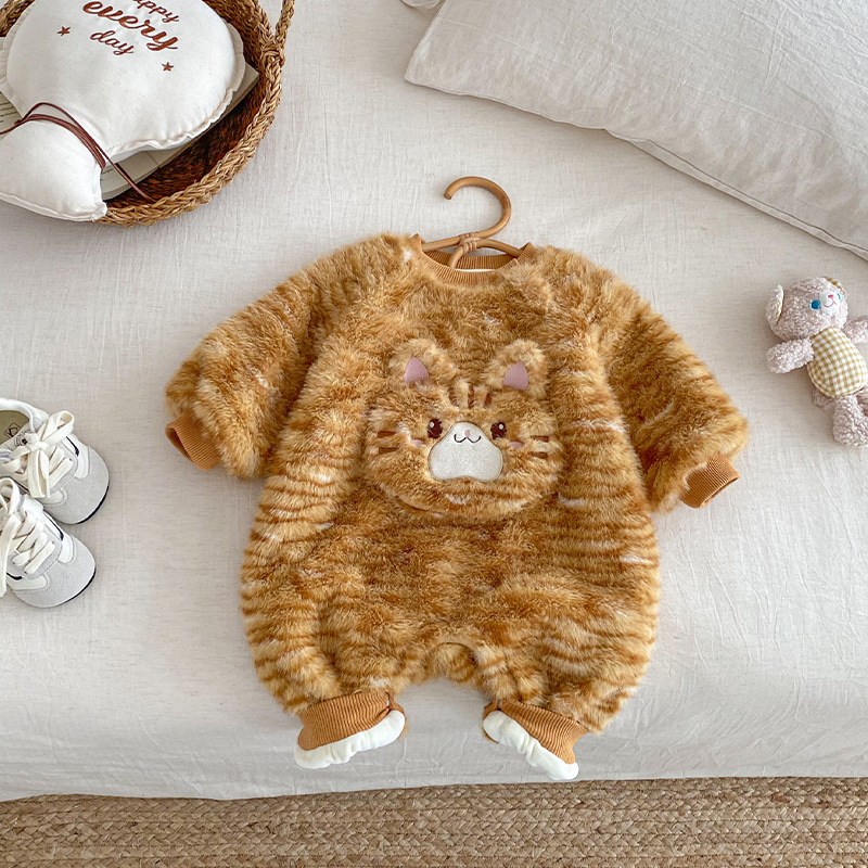 婴儿超萌连体衣2025新款冬季宝宝