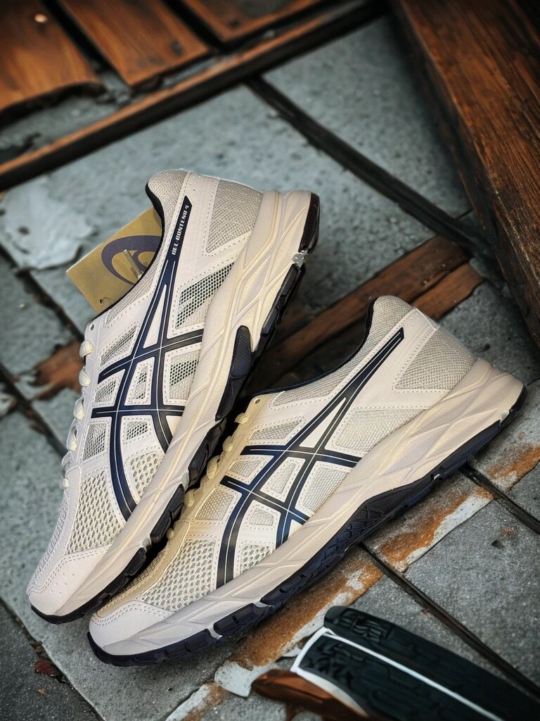 亚瑟士Asics Gel-Contend 4 男鞋复古越野跑步鞋缓震透气轻便