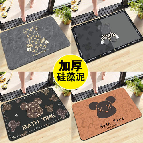 硅藻泥地垫卫生间强吸水防滑脚垫