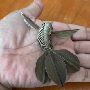 非遗棕编金鱼非物质文化遗产手工艺品