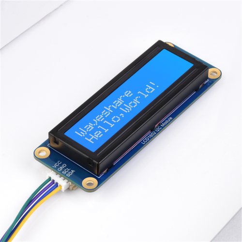 LCD1602 I2C接口通信蓝底白字背光液晶屏32个字符 显示屏 3.3V/5V