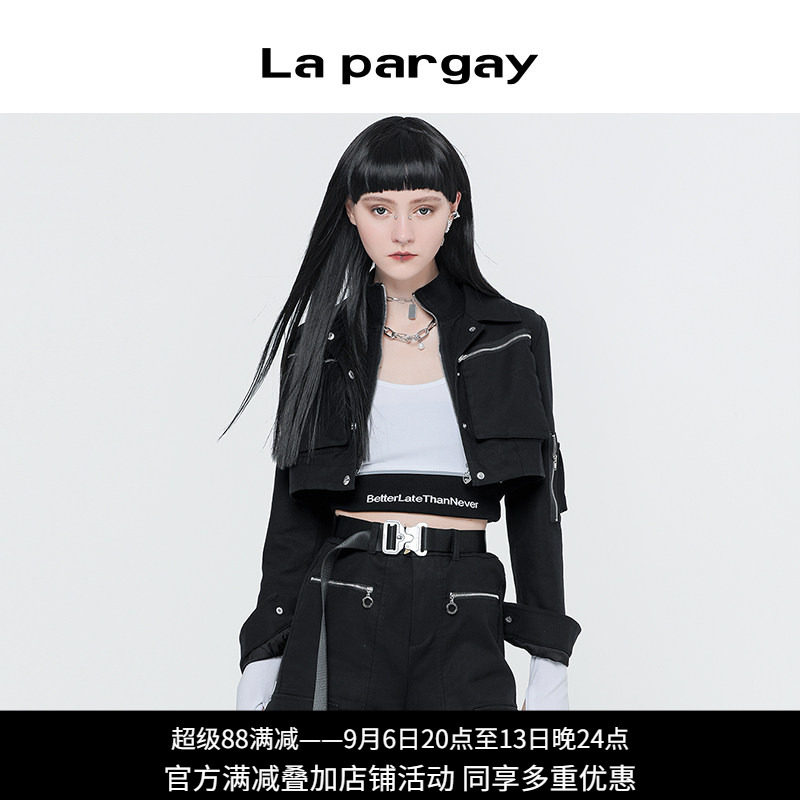 纳帕佳甜酷工装短外套女春秋