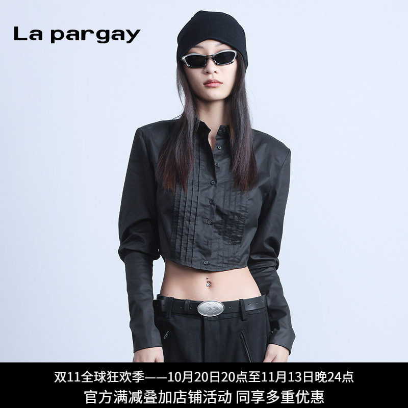 Lapargay2025夏上新长袖衬衫