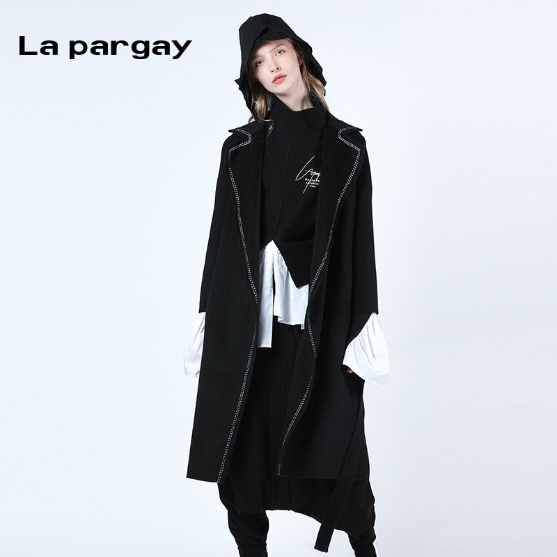 lapargay长款街头大衣