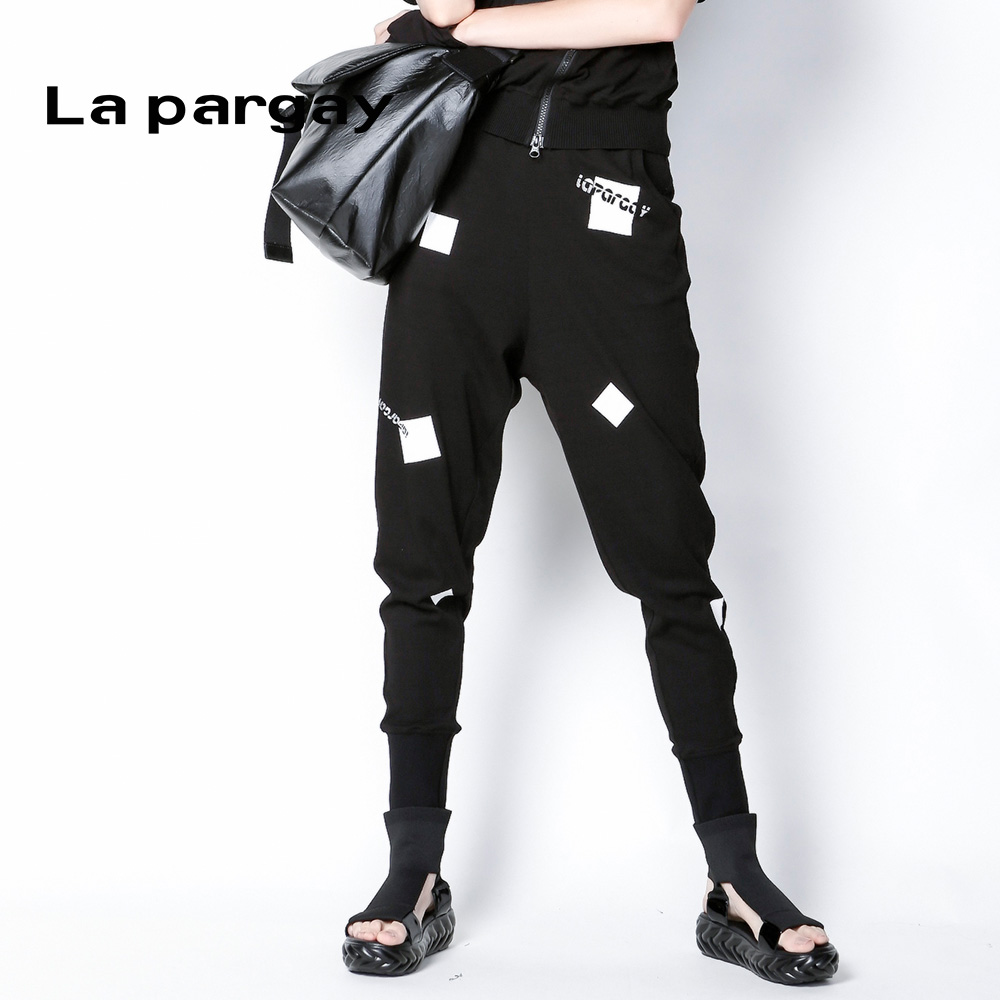 Lapargay百搭长裤束脚裤