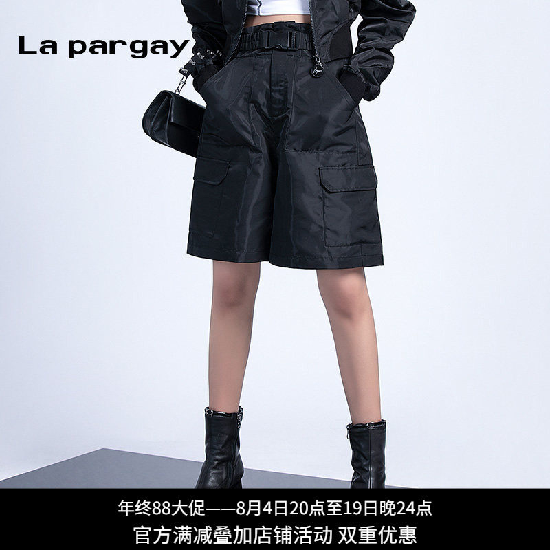 纳帕佳高腰工lapargay五分裤