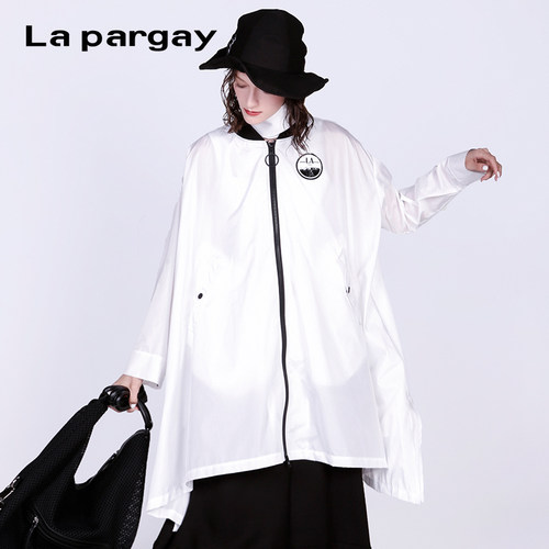 不规则中长款风衣Lapargay