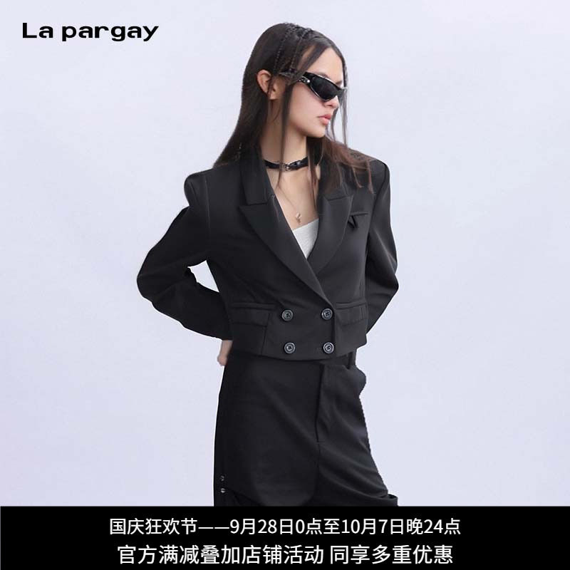 Lapargay2025夏上新短款西装
