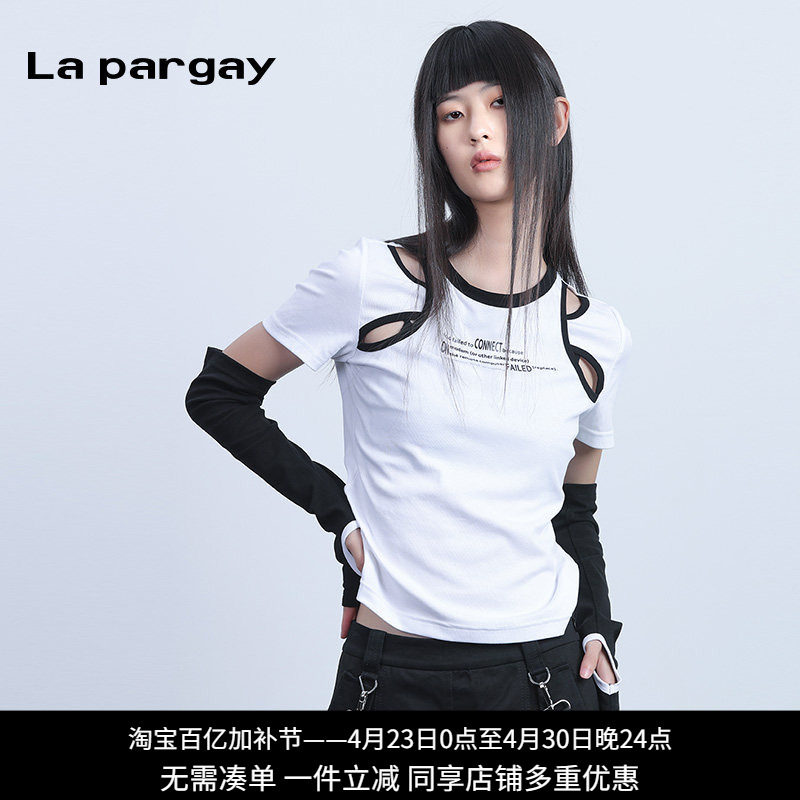 纳帕佳短袖套头圆领t恤女2024夏季新款个性时尚休闲百搭小众上衣