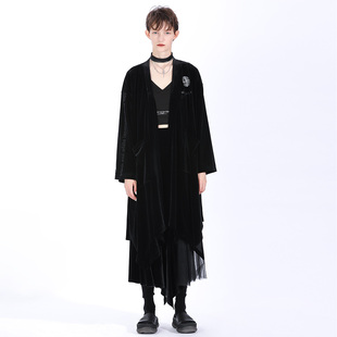 La pargay纳帕佳2025春上新休闲宽松V领中长款风衣外套女