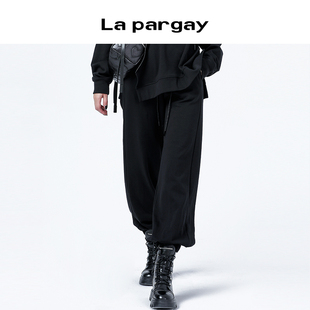 纳帕佳甜酷高腰休闲裤女2023秋冬新款百搭休闲简洁设计感小众裤子