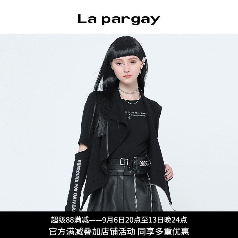 黑色圆领套头t恤上衣百搭