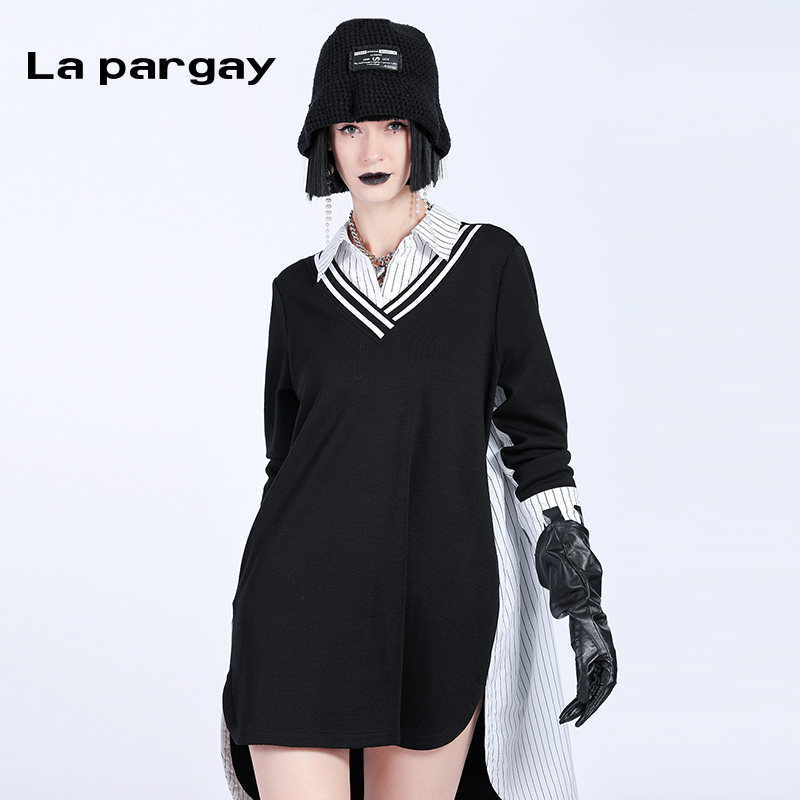 lapargay街头A字裙领券满减