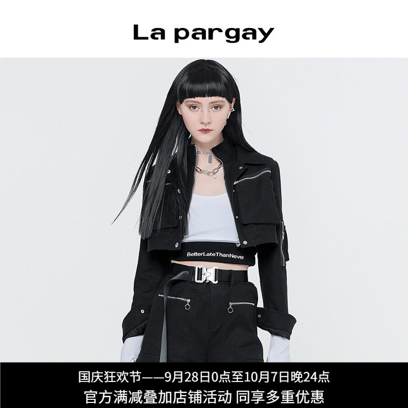 纳帕佳甜酷工装短外套女春秋