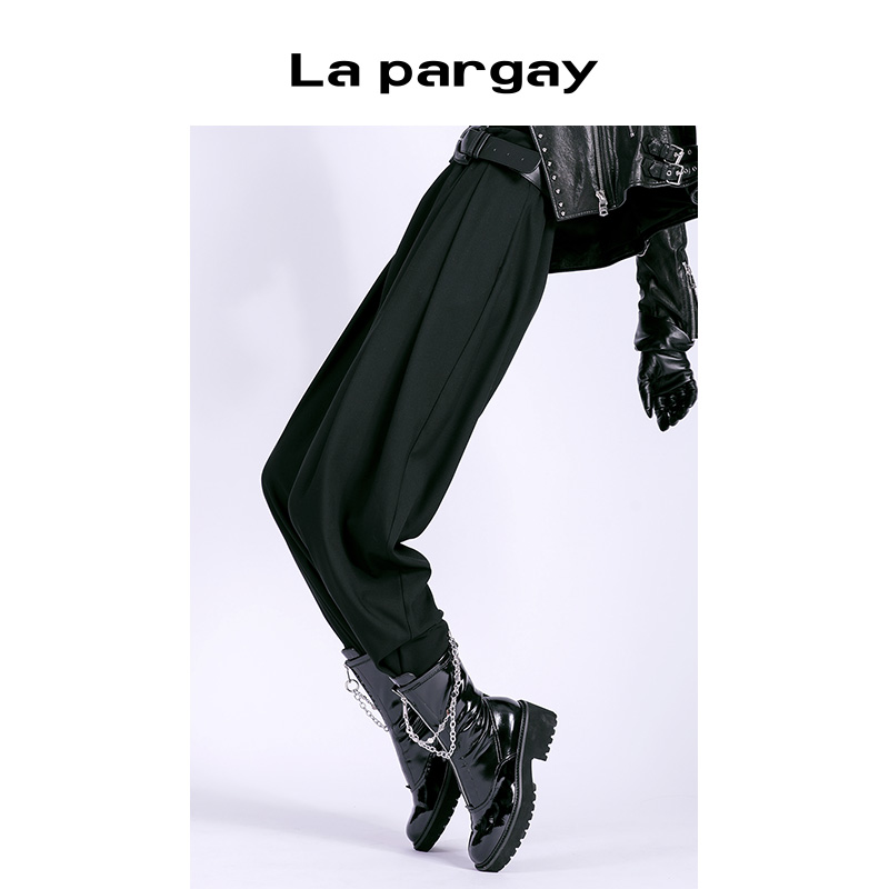 Lapargay百搭休闲阔腿裤
