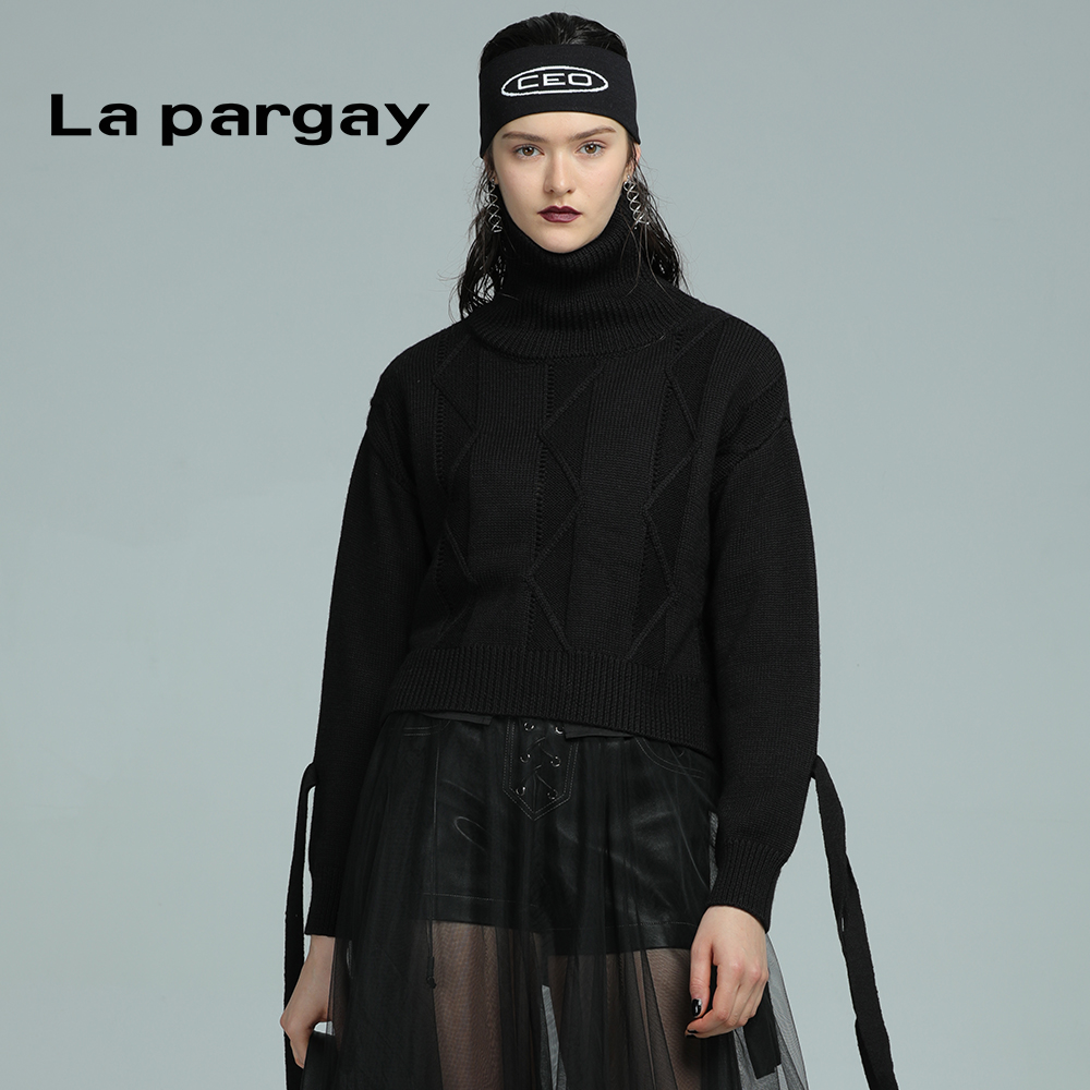 休闲长袖显瘦针织毛衫Lapargay