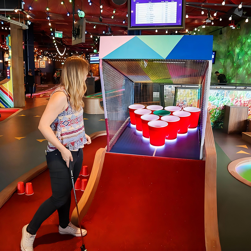 数字体育室内迷你高尔夫休闲娱乐Minigolf游乐模拟设备家用游戏