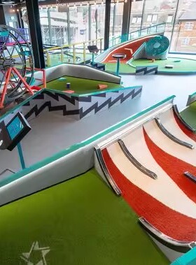 迷你高尔夫室内休闲娱乐数字体育Minigolf游乐设施推杆练习器